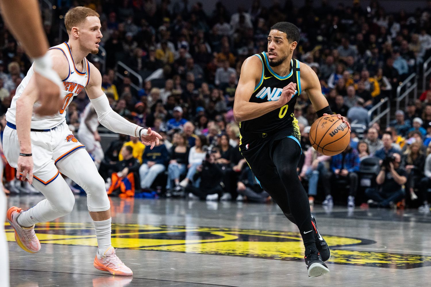 Indiana Pacers guard Tyrese Haliburton New York Knicks